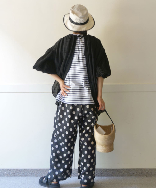 「JOURNAL STANDARD LUXE」 7分袖カットソー FREE レッド レディースの画像