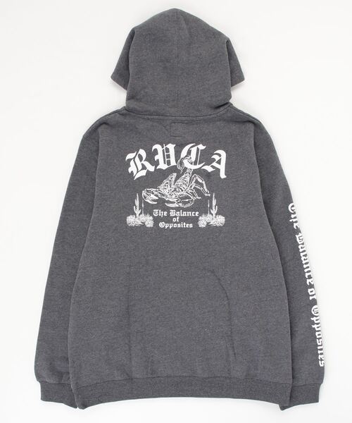 「RVCA」 プルオーバーパーカー MEDIUM ブラック系その他 メンズ_画像2