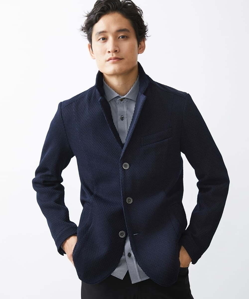 「MK MICHEL KLEIN HOMME 」 テーラードジャケット 46 アイボリー メンズ_画像2