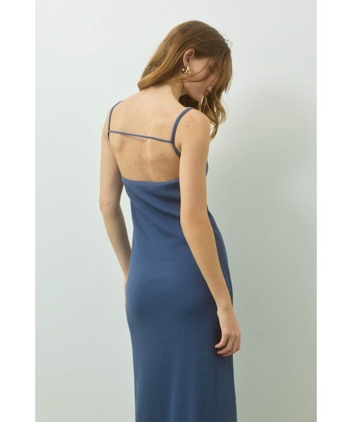 ALEXIA STAM（アリシアスタン） ワンピース Rib Long Dress /パッドin
