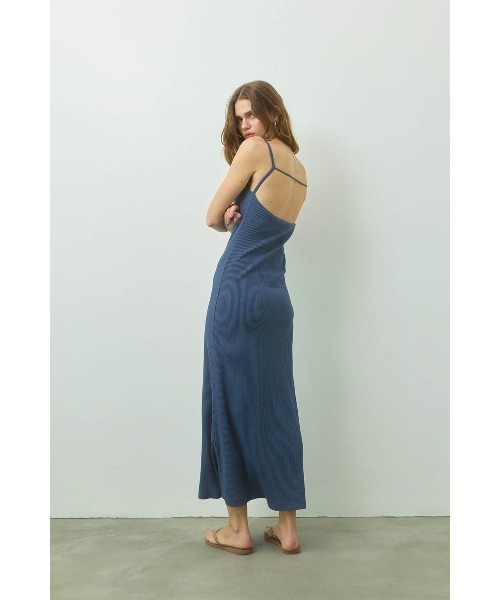 ALEXIA STAM（アリシアスタン） ワンピース Rib Long Dress /パッドin