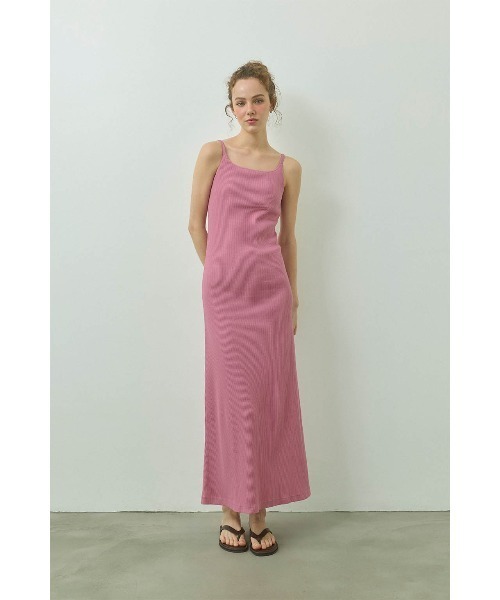 ALEXIA STAM（アリシアスタン） ワンピース Rib Long Dress /パッドin