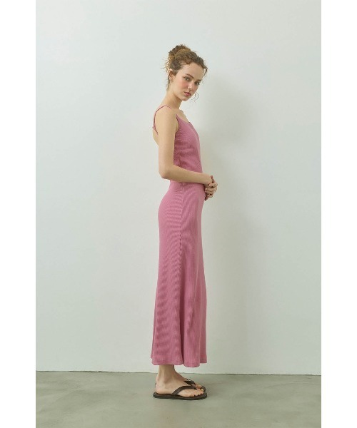 ALEXIA STAM（アリシアスタン） ワンピース Rib Long Dress /パッドin
