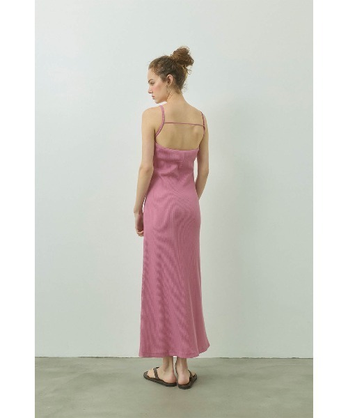 ALEXIA STAM（アリシアスタン） ワンピース Rib Long Dress /パッドin