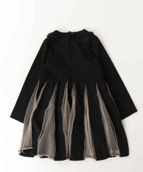 「Rora」 「KIDS」長袖ワンピース 130cm ブラック キッズ_画像2