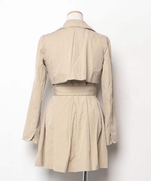 「CYNTHIA ROWLEY」 トレンチコート 2 ベージュ レディース_画像2