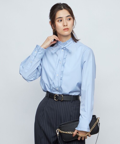 ★新品未使用タグ付★ ノーリーズソフィ ノーリーズ ブラウス カットソー 38 NOLLEY'S Sophi（ノーリーズソフィー） 長袖ブラウス 38 ホワイト系
