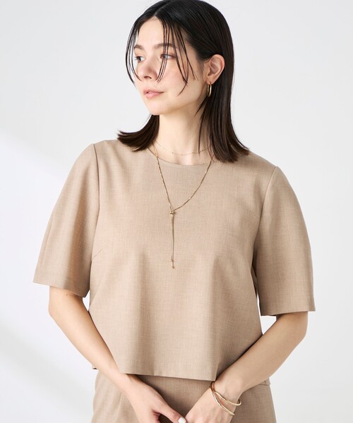 NOLLEY'S（ノーリーズ） ブラウス シャツ 半袖 「セットアップ対応
