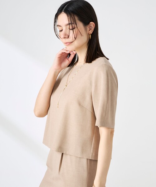 NOLLEY'S（ノーリーズ） ブラウス シャツ 半袖 「セットアップ対応