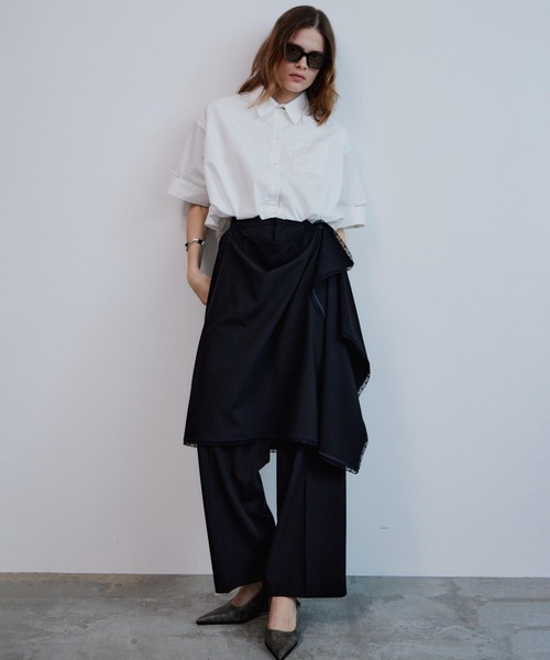 MAISON SPECIAL（メゾンスペシャル） パンツ Wrap Drape Skirt Pants
