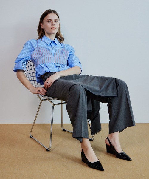 MAISON SPECIAL（メゾンスペシャル） パンツ Wrap Drape Skirt Pants