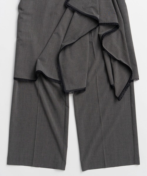 MAISON SPECIAL（メゾンスペシャル） パンツ Wrap Drape Skirt Pants