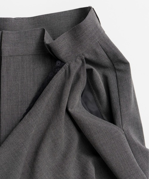 MAISON SPECIAL（メゾンスペシャル） パンツ Wrap Drape Skirt Pants
