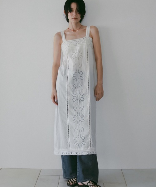 anuke（アンヌーク） ワンピース Patchwork Lace Onepiece : ZOZOTOWN