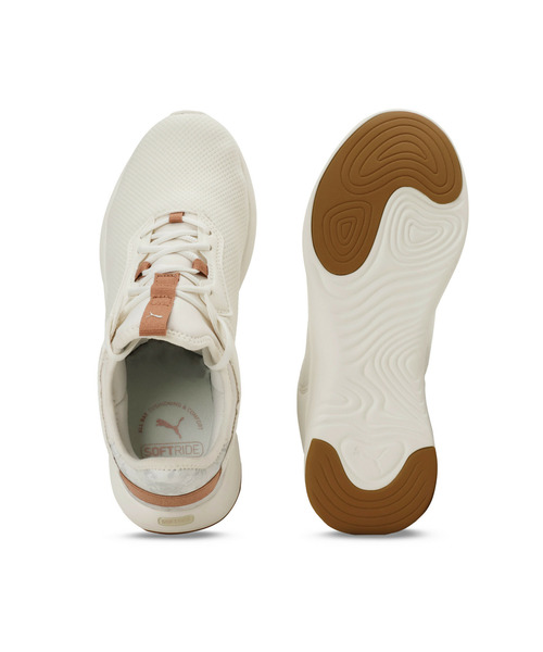 「PUMA」 ローカットスニーカー 25.0cm ベージュ系その他 レディース_画像9