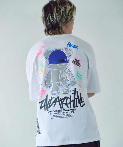 「JACKROSE」 「2ND ARCHIVE」半袖Tシャツ FREE ブラック メンズ_画像8