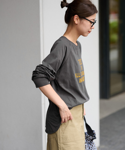 「JOURNAL STANDARD relume」 長袖カットソー FREE ホワイト レディース_画像7
