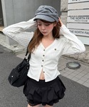 tシャツ VネックナポレオンロングTシャツ/カ...の詳細画像4