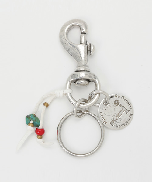 SunKu（サンク） キーホルダー 39 Plate Keyholder-SILVER(サンク