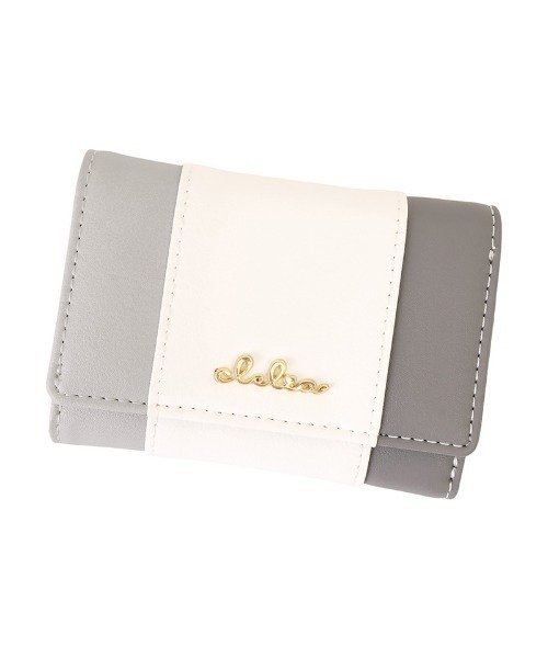 Clelia（クレリア） 財布 トリコロールカラー三つ折りミニ財布