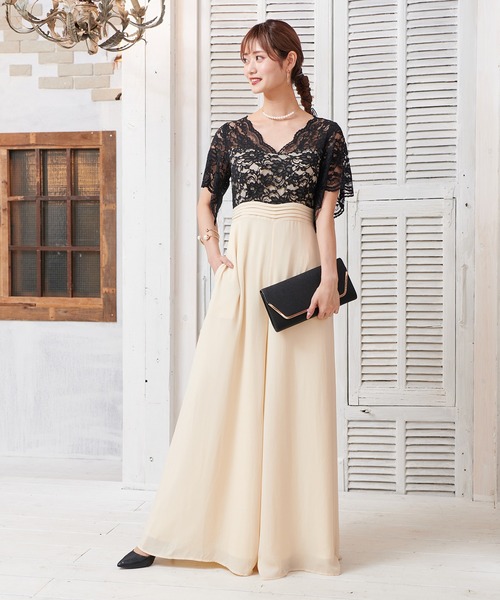 楽天ランキング1位 レーストップス オールインワン ワイドパンツドレス 注目ブランド Www Cepici Gouv Ci