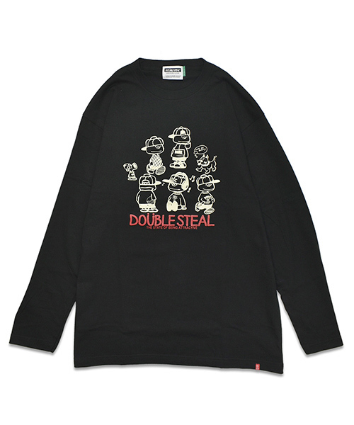 DOUBLE STEAL（ダブルスティール） tシャツ Many DOUBZ 長袖Tシャツ 