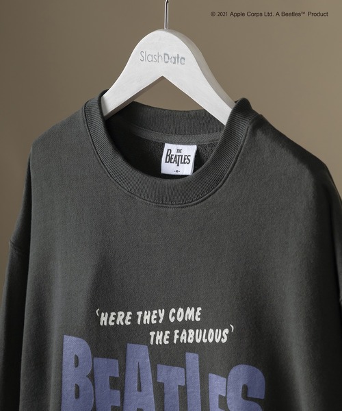 70s 80s Sportwear Beatles スウェット ブラック XL The Beatles スウェット 【THE BEATLES】ビートルズ プリント