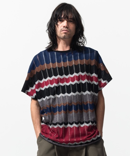 glamb（グラム） セーター ニット Greck Border Knit / グレック 