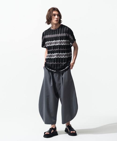 glamb（グラム） セーター ニット Greck Border Knit / グレック 