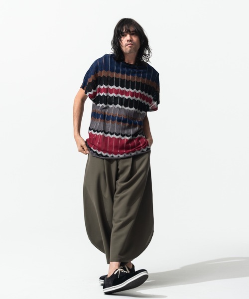 glamb（グラム） セーター ニット Greck Border Knit / グレック