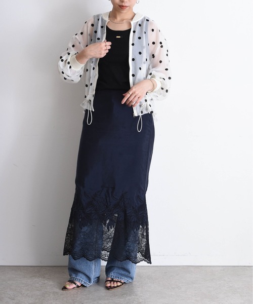 月末値下げ❤️【極美品】Eimee law ドット　シアーブルゾン 月末値下げ❤️【極美品】Eimee law ドット シアーブルゾン