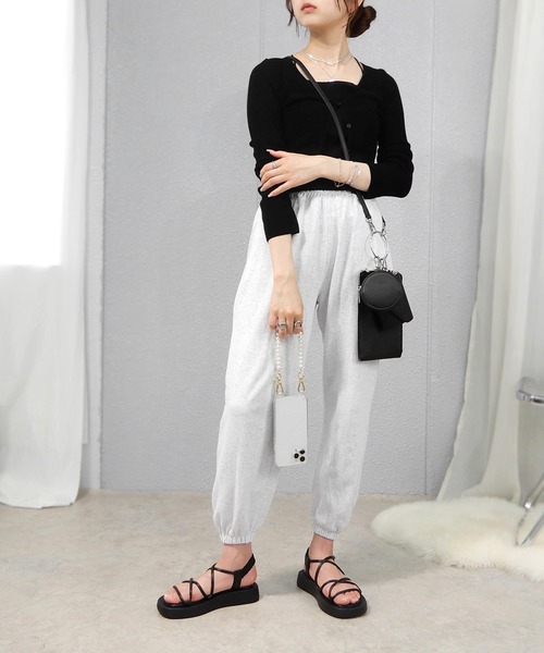 minia 厚底サンダル３６センチ minia サンダル 厚底クロスパフサンダル レディース : ZOZOTOWN