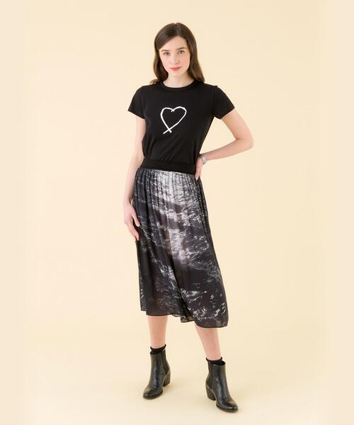 tシャツ SAE0 TS サラエボハートTシャツ レディース SAE0 TS サラエボハートTシャツ ｜agnès b. FEMME（ファム