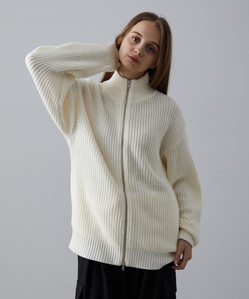 CLEL カーディガン 「CLEL」Loose Driver Knit(Anti Pill