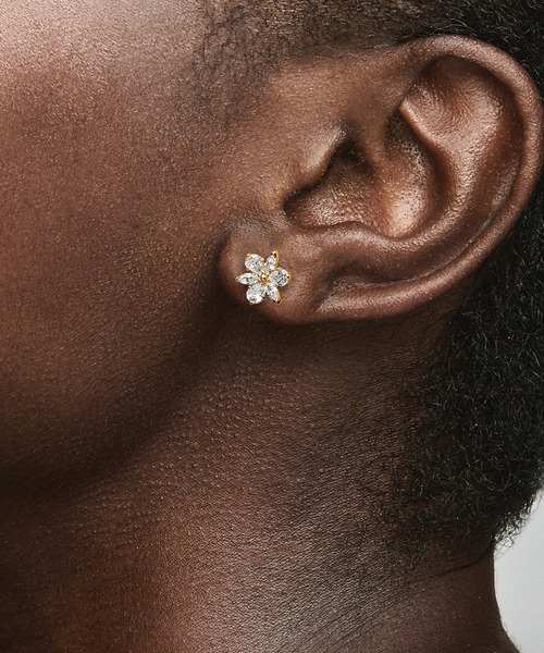 PANDORA（パンドラ） ピアス スパークリング ハーバリウム クラスター