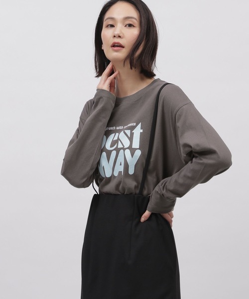 【関税込み】DIY l ロゴグラフィックプリント Tシャツ Right-on tシャツ グラフィックプリントTシャツ メンズ