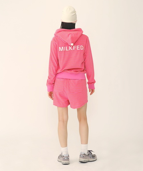 MILKFED. パーカー PILE ZIP HOODIE レディース : ZOZOTOWN