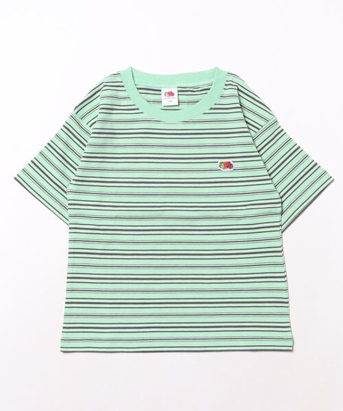 FRUIT OF THE LOOM tシャツ FTL ボーダー柄半袖TEE キッズ 子供