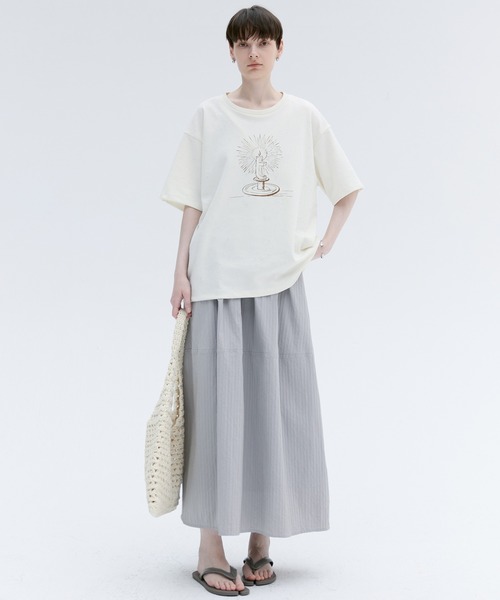 HEM BALLOON WRINKLE SKIRT / ヘムバルーンリンクルスカート