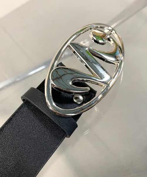 non-hedge（ノンヘッジ） ベルト アルファベットモチーフバックル