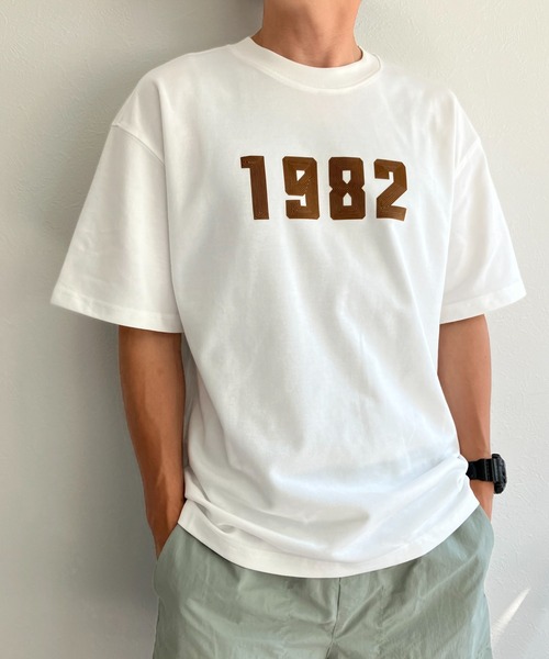 CREARE -LINO- tシャツ フロッキー加工 ナンバーロゴプリントT