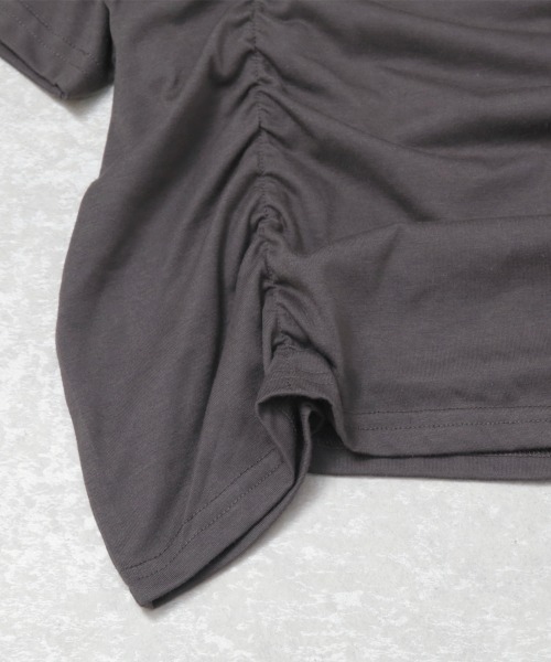 tシャツ ドライタッチコットン裾ドロストプルオーバー レディース 楽天市場】ドライタッチコットン100％ ラウンドヘム カットソー