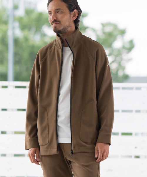 so close, メルトンジャージーブルゾン ssstein | シュタイン MELTON ZIP UP BLOUSON(BLACK) / メルトン