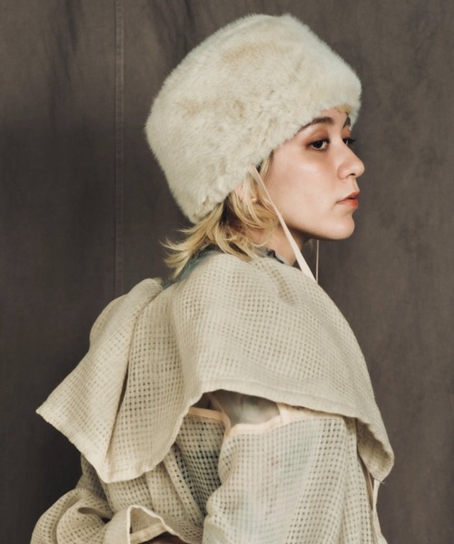 ORIENT MILLINERY ポフミ ファーハット ロシアン帽 ラテ ORIENT MILLINERY ポフミ ファーハット ロシアン帽 ラテ - メルカリ