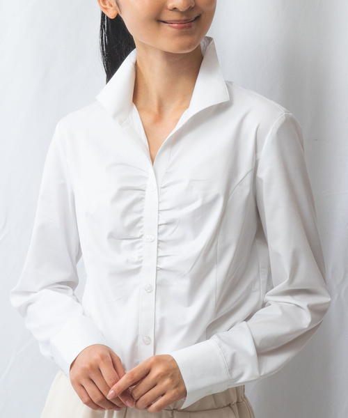 NARACAMICIE ブラウス シャツ 「NARACAMICIE」ストライプ