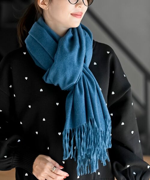 r・p・s（アールピーエス） ストール マフラー 無地大判ストール