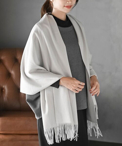 r・p・s（アールピーエス） ストール マフラー 無地大判ストール