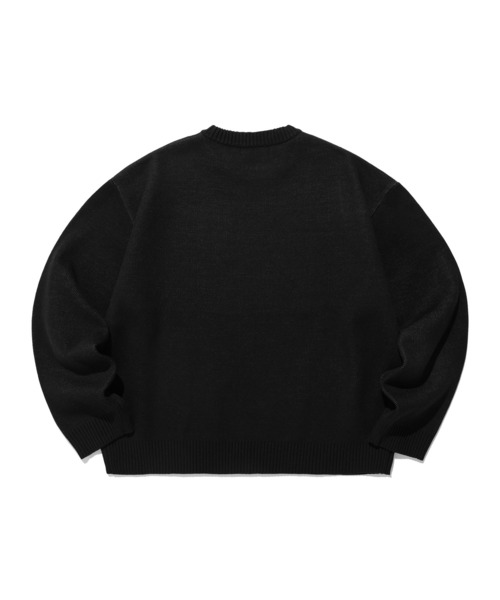 ニット セーター 「UNISEX」niceghostclub／トルネードロゴ ニット レディース メンズ NICE GHOST CLUB ニット セーター 「UNISEX」niceghostclub