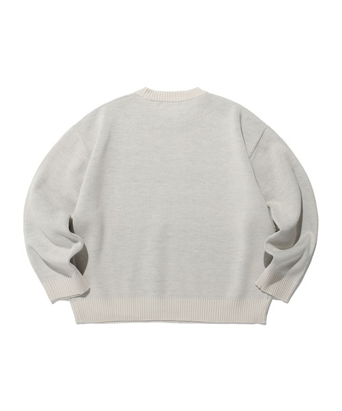 ニット セーター 「UNISEX」niceghostclub／トルネードロゴ ニット レディース メンズ NICE GHOST CLUB ニット セーター 「UNISEX」niceghostclub