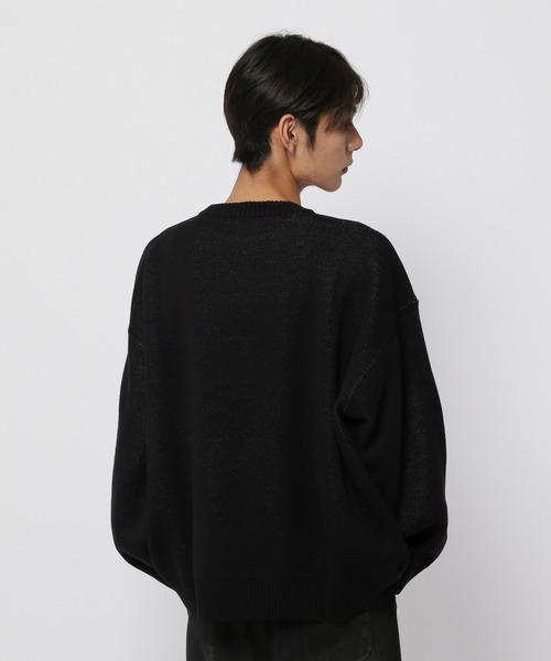 ニット セーター 「UNISEX」niceghostclub／トルネードロゴ ニット レディース メンズ NICE GHOST CLUB ニット セーター 「UNISEX」niceghostclub